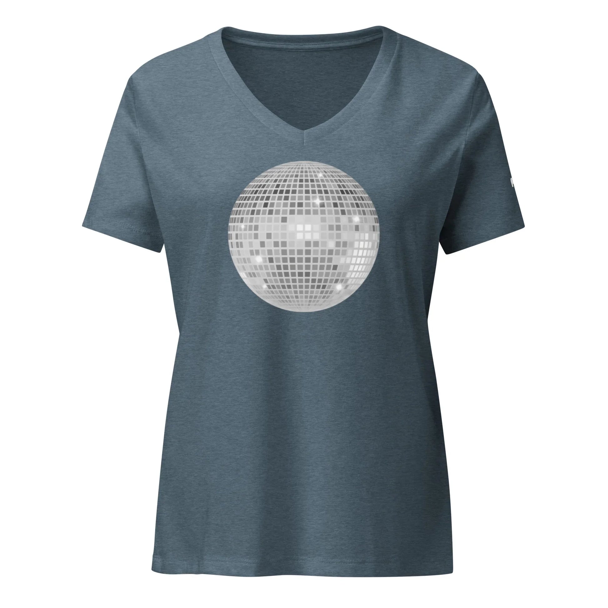 discoball | vee-neck tee - f u n k + f i n a