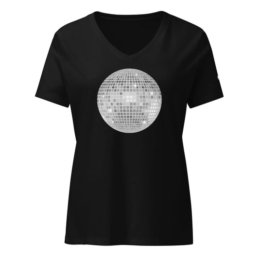 discoball | vee-neck tee - f u n k + f i n a