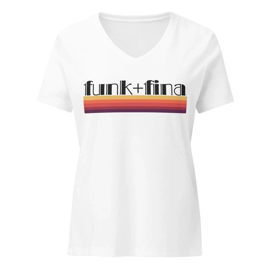 retro | vee-neck tee - f u n k + f i n a
