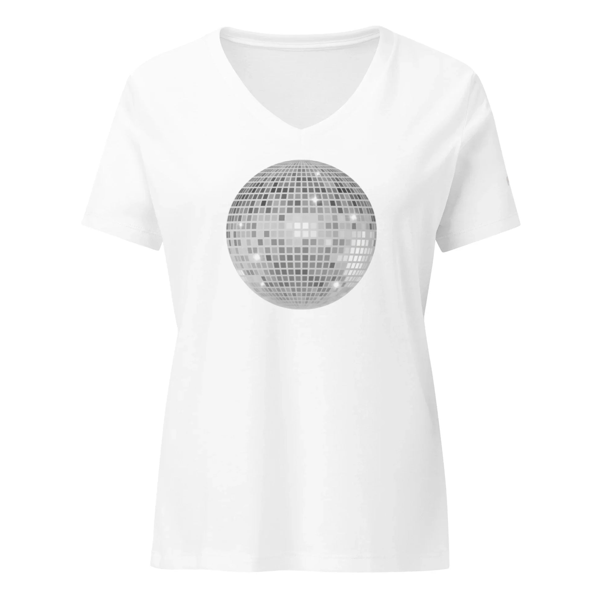 discoball | vee-neck tee - f u n k + f i n a